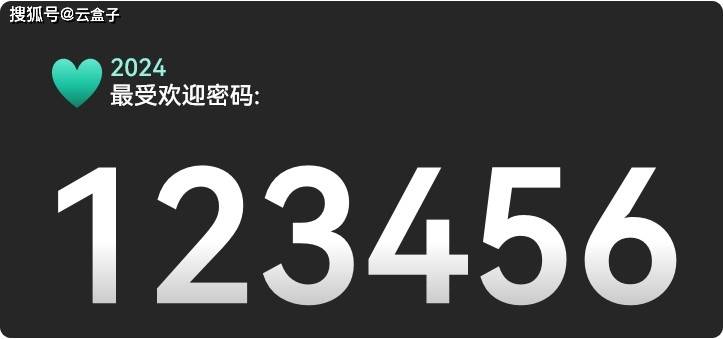 揭秘，2024年度最糟糕密码排行，密码123456荣登榜首