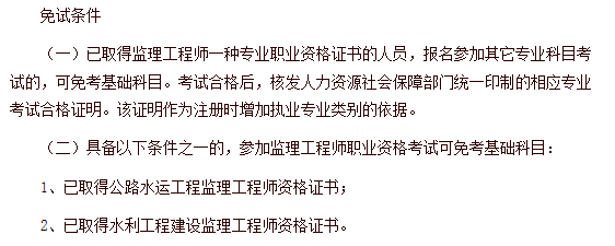 监理证报考条件详解