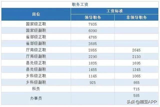 国家公务员职级级别全面概览