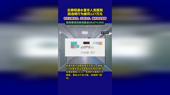 医院过度诊疗行为遭罚127万元，警示与反思之声